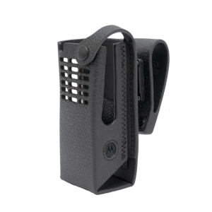 hard leather carry case, 3" swivel belt loop, non display