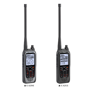 Icom IC-A25NE & IC-A25CE Air Band Radio