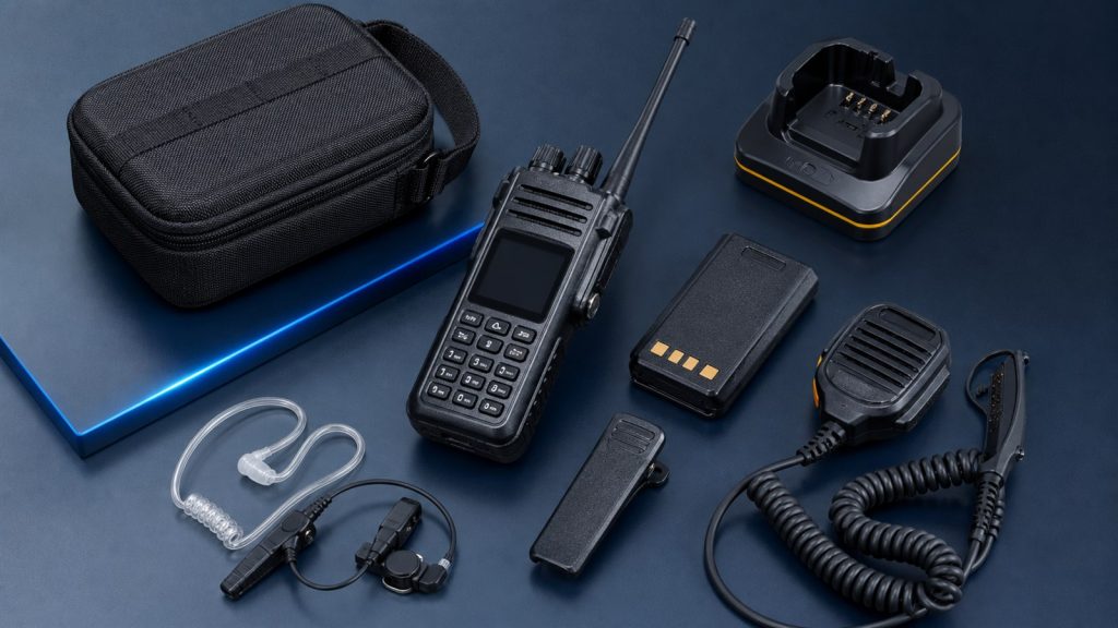 Professional two-way radio and accessory family