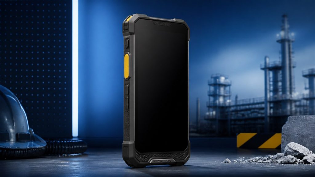 Rugged push-to-talk smartphone for industrial communications